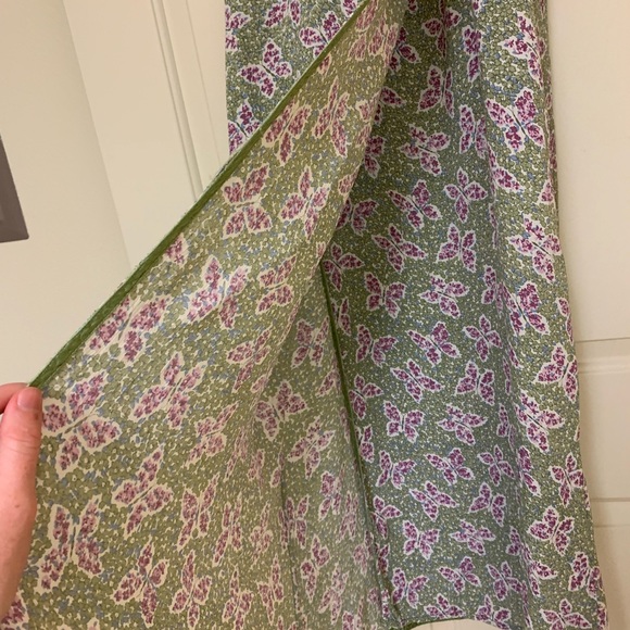 Vintage April Cornell Butterfly Floral maxi dress - Picture 3 of 6